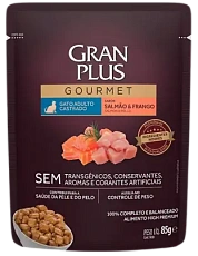 Granplus Gourmet Sterilized Пауч для кошек (Лосось и цыпленок)